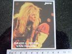 sticker David L. Roth van Halen Joepie logo, Verzamelen, Stickers, Verzenden, Zo goed als nieuw, Film, Tv of Omroep