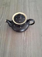 Vintage theepot Zwart & Wit, Ophalen of Verzenden