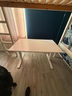 Ikea zit sta bureau wit 120 x 70, Huis en Inrichting, Ophalen, In hoogte verstelbaar, Gebruikt, Stabureau
