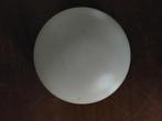 Vintage Opaline Plafondlamp - 30cm - Melkglas, Ophalen of Verzenden