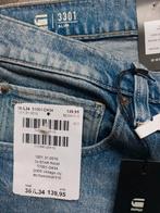 G-STAR RAW 3301 slimfit jeans W36 L34, Kleding | Heren, Spijkerbroeken en Jeans, W36 - W38 (confectie 52/54), Blauw, G-STAR, Nieuw