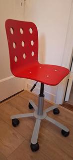 Rode bureaustoel Ikea, Ophalen of Verzenden, Gebruikt, Rood, Bureaustoel