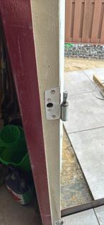 Hardhouten buitendeur, Gebruikt, Minder dan 100 cm, Ophalen of Verzenden, Draaipoort