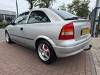 Opel Astra 1.6 Comfort Airco APK 02-2026 (bj 2001), Auto's, Voorwielaandrijving, Gebruikt, Zwart, 4 cilinders