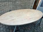 Eiken tafelblad, Huis en Inrichting, Ophalen, Gebruikt, 100 tot 150 cm, Eikenhout