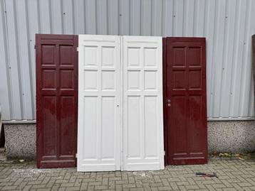 7 sets antieke dubbele deuren 76x245 beschikbaar voor biedingen