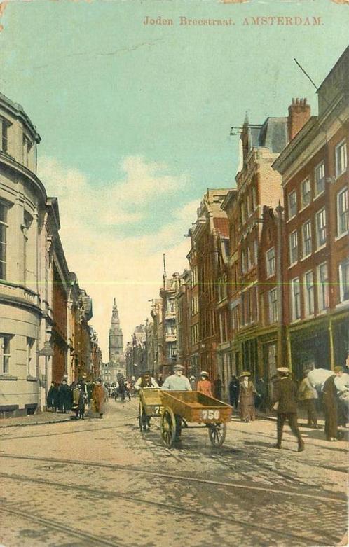 (304-217-011) Amsterdam Joden Breestraat, Verzamelen, Ansichtkaarten | Nederland, Noord-Holland, Voor 1920, Verzenden