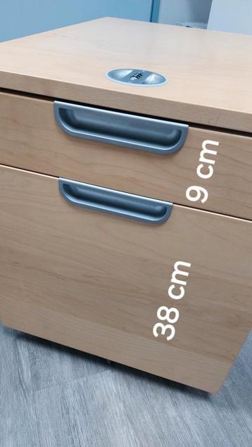 Ikea Galant Archiefkast / Ladekast met cijferslot & wielen - afbeelding 2