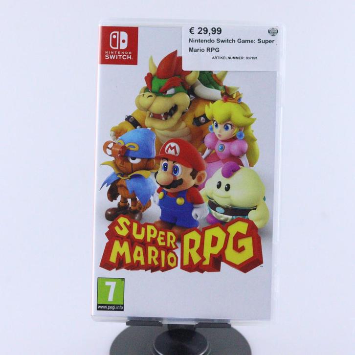 Nintendo Switch Game: Super Mario RPG, Spelcomputers en Games, Spelcomputers | Nintendo Switch, Zo goed als nieuw