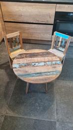 Kindertafeltje met 2 stoeltjes, Ophalen, Gebruikt, Tafel(s) en Stoel(en)