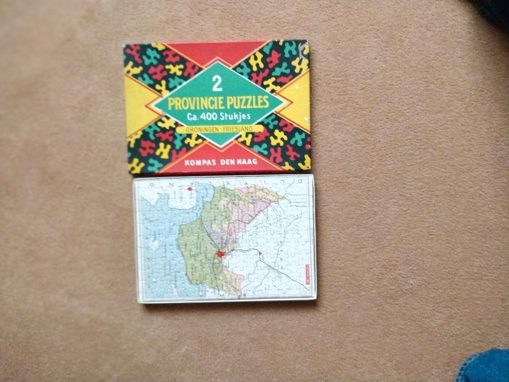 Provincie Puzzles - Groningen/Friesland, Ophalen of Verzenden, 500 t/m 1500 stukjes, Zo goed als nieuw, Legpuzzel