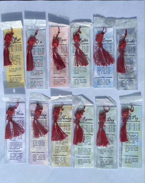 set 12 leuke hangers met de Chinese sterrenbeelden, Verzamelen, Overige Verzamelen, Nieuw, Ophalen of Verzenden