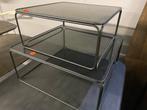 Salontafel Set Smoke Glas - nestbaar, Ophalen, 50 tot 100 cm, Vierkant, Nieuw