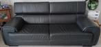 Bank & Hocker  Shadow Grijs /Leather, Ophalen, Gebruikt, Minder dan 75 cm, Driepersoons