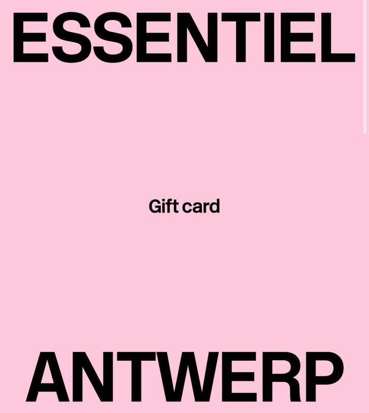 Essentiel Antwerp tegoedbon!, Tickets en Kaartjes, Kortingen en Cadeaubonnen, Eén persoon, Warenhuis- of Winkelbon, Cadeaubon
