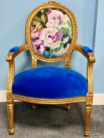 Louis Seize stoeltje Designers Guild stof, Ophalen