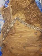 Indiase kleding lehenga goud brons, Maat 42/44 (L), Zo goed als nieuw, Overige typen, Verzenden
