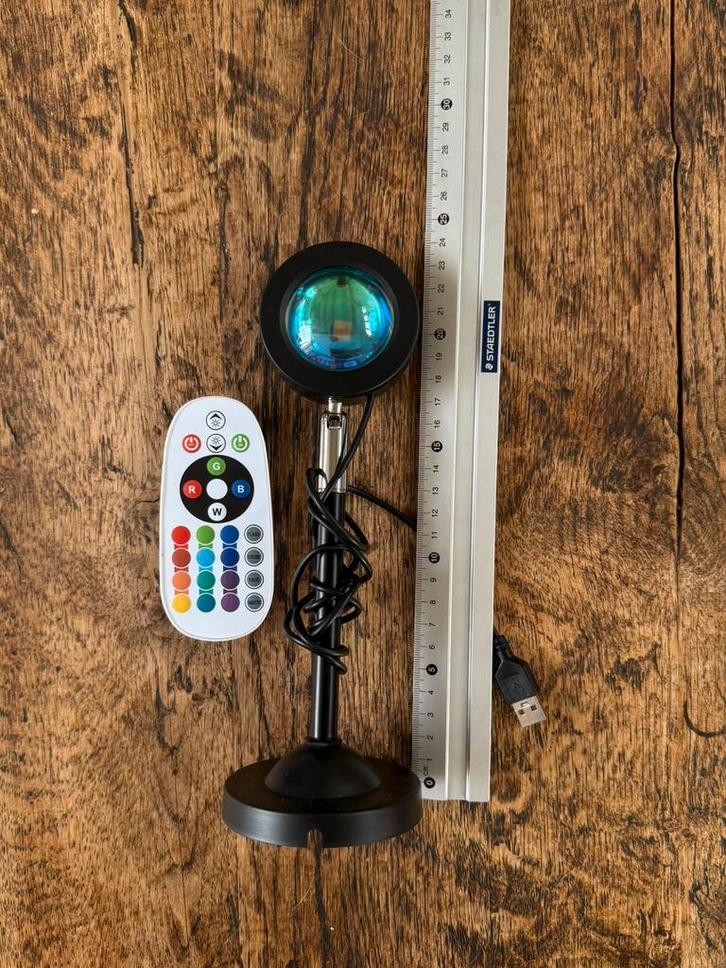 Sunset Lamp, Huis en Inrichting, Lampen | Tafellampen, Zo goed als nieuw, Minder dan 50 cm, Ophalen of Verzenden