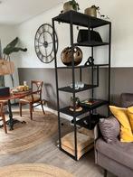 Open kast, room divider, vakkenkast zwart, 190h x 85b x 35d, Huis en Inrichting, Kasten | Wandmeubels, Ophalen, Zo goed als nieuw