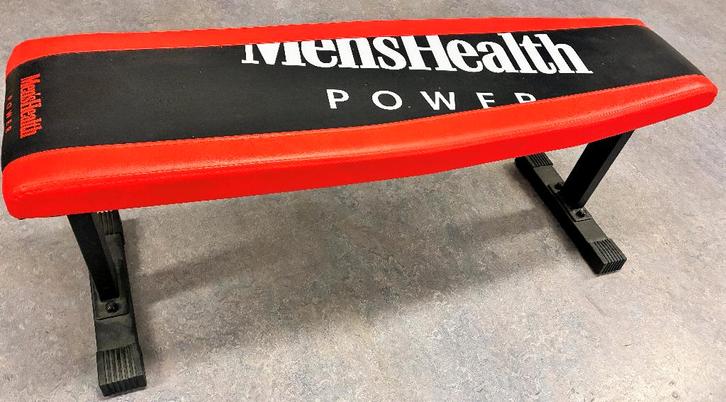 Sportbank Men's Health., Sport en Fitness, Fitnessmaterialen, Zo goed als nieuw, Fitnessbank, Armen, Benen, Borst, Buik, Rug, Ophalen