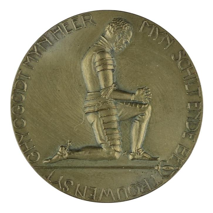 Ludwig Oswald Wenckebach - Penning, 1933 : Willem van Oranje, Postzegels en Munten, Penningen en Medailles, Overige materialen
