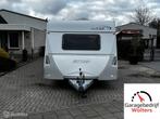 Hymer 525 living pulse stapelbed vastbed rondzit voortent, Caravans en Kamperen, Caravans, Overige typen, Rondzit, 7 tot 8 meter