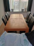 Gebruikte eettafel met stoelen te koop, Huis en Inrichting, Ophalen of Verzenden