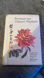 Bronnen van chinese wijsheid, Antiek en Kunst, Antiek | Boeken en Bijbels, Ophalen of Verzenden, Uitgeverij Schuyt & Co; uit 1974