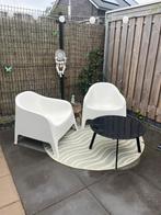 Ikea tuinstoelen wit 2x, Tuin en Terras, Ophalen of Verzenden, Zo goed als nieuw