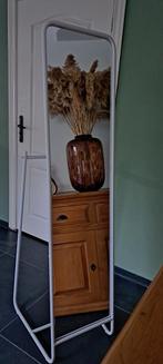 Mooi witte passpiegel, Huis en Inrichting, Woonaccessoires | Spiegels, Ophalen, Minder dan 50 cm, Gebruikt, 150 tot 200 cm