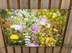 Tuinposter wilde bloemen xl €20,-, Tuin en Terras, Tuinwanddecoratie, Ophalen of Verzenden