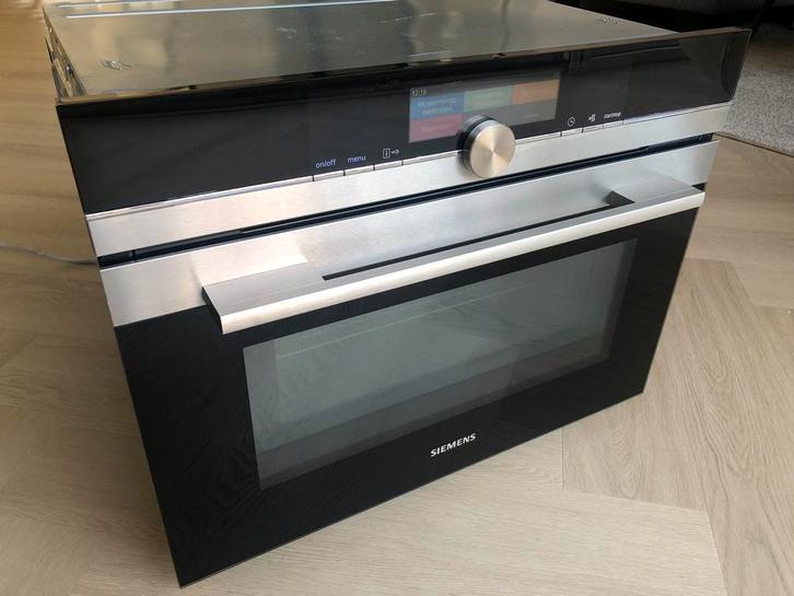 LUXE SIEMENS IQ700 COMBI OVEN MAGNETRON EN GRILL, Witgoed en Apparatuur, Ovens, Zo goed als nieuw, Oven met grill, 45 tot 60 cm