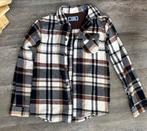 Bruin/blauw geblokte overblouse jack&jones, Ophalen of Verzenden, Zo goed als nieuw, Jongen, Overhemd of Blouse