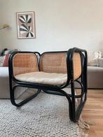 Long Beach stoel fauteuil rotan Loods 5 zwart, Ophalen, Gebruikt, Zwart, Eén