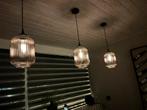 Hanglampen 3, Ophalen, Zo goed als nieuw, Glas, Minder dan 50 cm