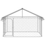 Hondenkennel voor buiten met dak 200x200x150 cm, Dieren en Toebehoren, Hondenkennel, 110 cm of meer, 100 cm of meer, Nieuw