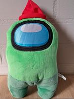 Among Us Knuffel - Groen met Rood Hoedje, Ophalen of Verzenden, Zo goed als nieuw, Overige typen