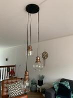 Hanglamp, Huis en Inrichting, Lampen | Hanglampen, Glas, Gebruikt, Ophalen of Verzenden, 75 cm of meer