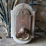 Oude franse gevel deurbel/trekbel/klopper hardsteen, Ophalen of Verzenden