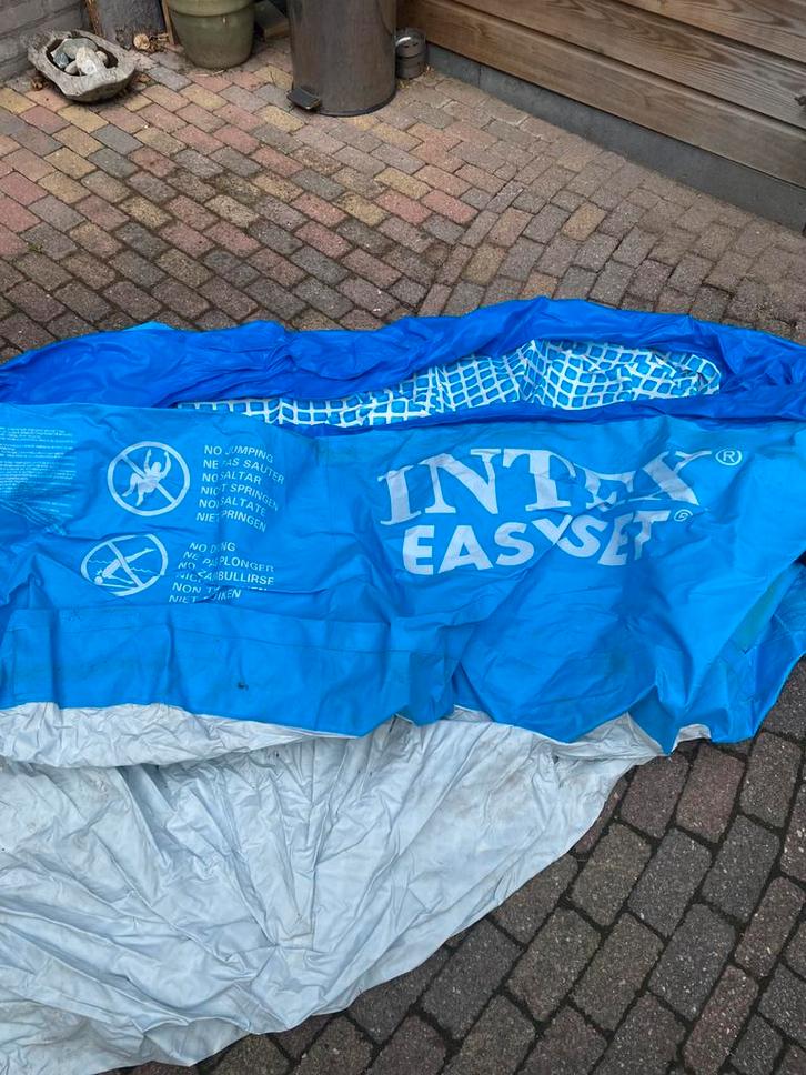 Opblaas zwembad Intex, Tuin en Terras, Zwembaden, Gebruikt, Opblaaszwembad, 80 tot 120 cm, 200 tot 400 cm, 200 tot 300 cm, Rond