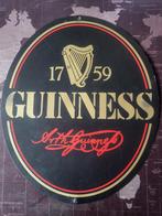 RECLAMEPLAAT GUINNESS -262 - 1759 GUINNESS, Verzamelen, Ophalen, Zo goed als nieuw, Reclamebord, Plaat of Schild, Overige merken