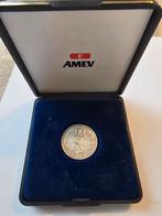 AMEV Gedenkpenning zilveren Gulden in Cassette, Postzegels en Munten, Munten | Nederland, Ophalen of Verzenden, Koningin Juliana