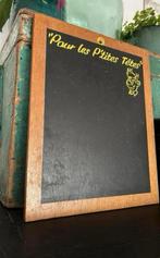 Brocante frans krijtbordje, Antiek en Kunst, Ophalen of Verzenden