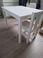 Kinder tafel en stoeltje van Ikea, Gebruikt, Ophalen