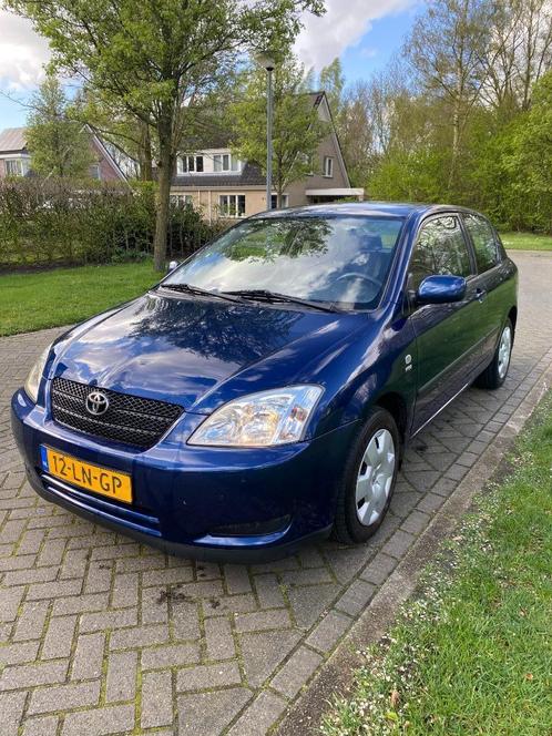 Toyota Corolla 1.6 Vvt-i 3DR Linea Terra 2003 Blauw NAP, Auto's, Toyota, Particulier, Corolla, Trekhaak, Benzine, C, Hatchback