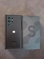 SAMSUNG S22 ULTRA 256GB BLACK Zwart COMPLEET. GOEDE STAAT, Telecommunicatie, Mobiele telefoons | Samsung, Zwart, Touchscreen, Ophalen of Verzenden