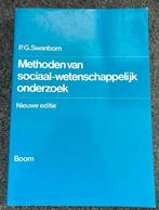 Methoden van sociaal - wetenschappelijk onderzoek, Ophalen of Verzenden, Zo goed als nieuw, HBO