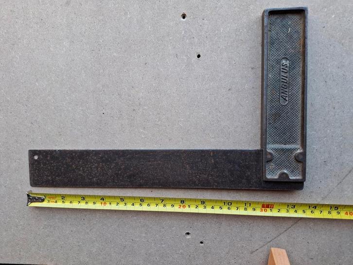 Vintage Angulus Winkelhaak - Gebruikt, Doe-het-zelf en Verbouw, Gereedschap | Handgereedschap, Gebruikt, Ophalen of Verzenden