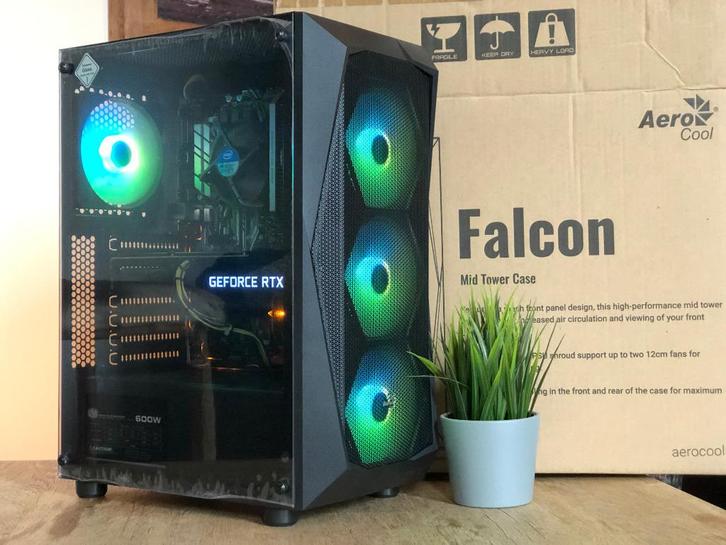 RGB Game PC -  RTX2060  - i7 9700K - 16Gb - 1.2TB -  Win 11, Computers en Software, Moederborden, Nieuw, Intel, DDR4, Ophalen of Verzenden