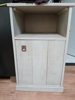 Houten nachtkastje stoer, Huis en Inrichting, Slaapkamer | Nachtkastjes, Ophalen, Gebruikt, Hout